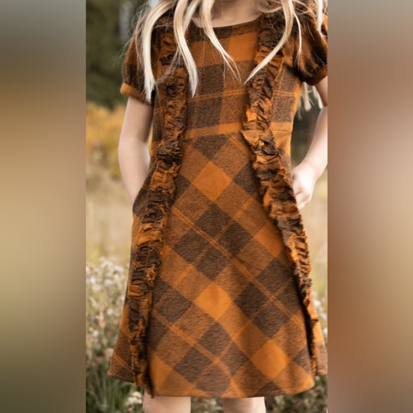 Matching SET Ivy City Co Mommy & Me Kimball Plaid Dresses - Picture 4 of 8